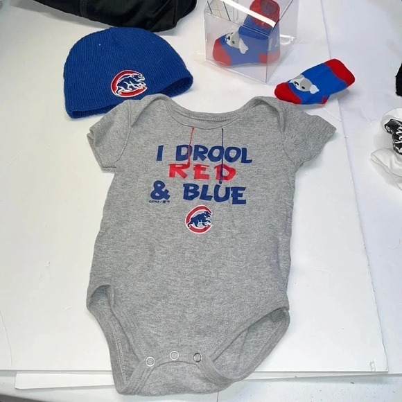 CHICAGO CUBS 3 piece baby set - Picture 1 of 4